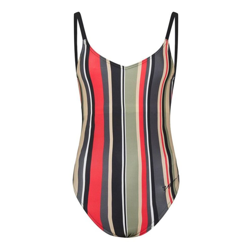 Zoggs Womens/Ladies Carlo Deep Scoop Fitted One Piece Bathing Suit / Multicolore
